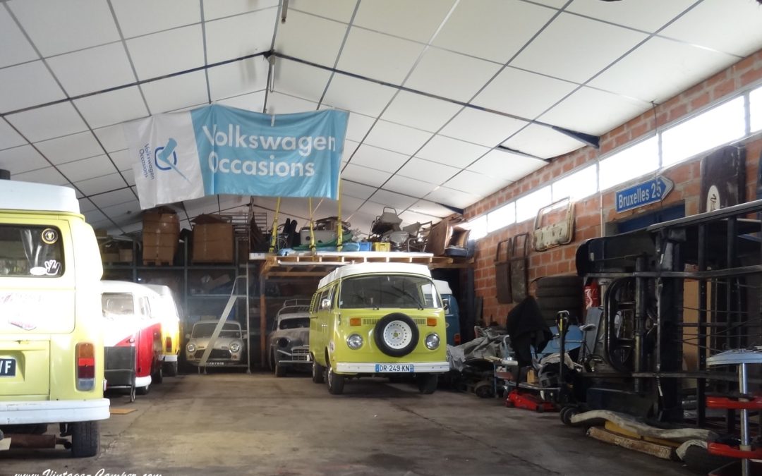 garage scène- Vintage Camper Bordeaux