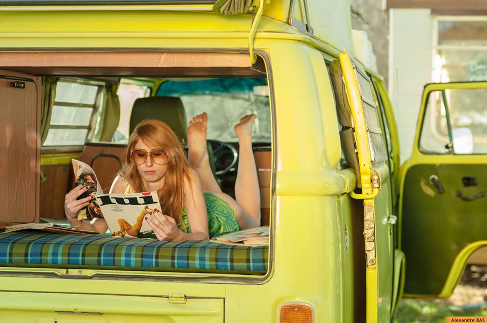 shooting photo en combi vw