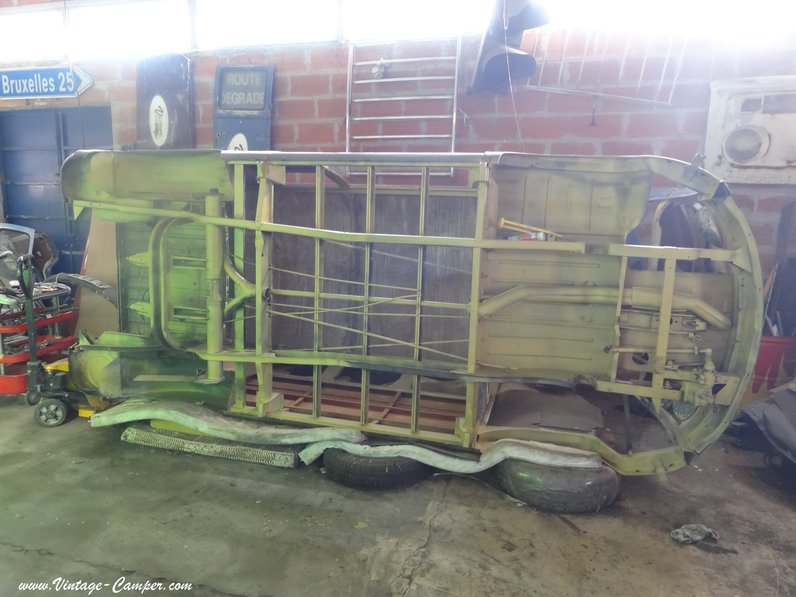 chassis combi split Vintage Camper