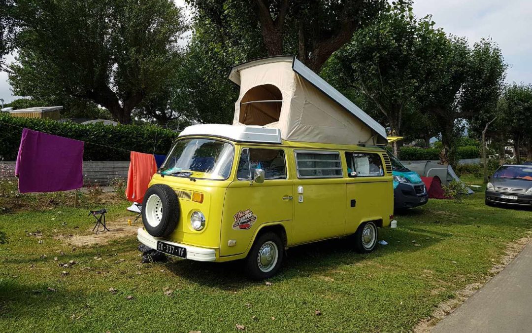 combi van au camping Hendaye