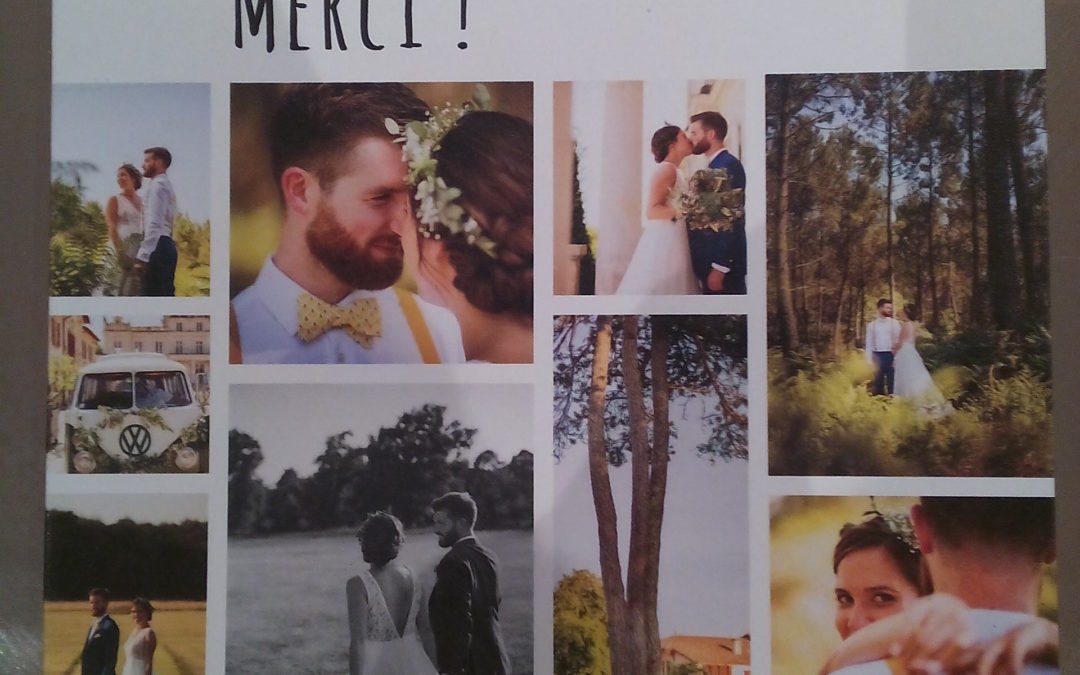Faire-part de remerciements