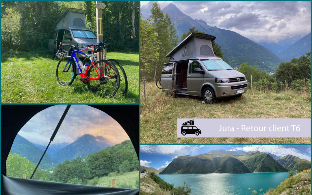 Vintage Camper Jura – L’Alpe d’Huez en T6 ( et à vélo )