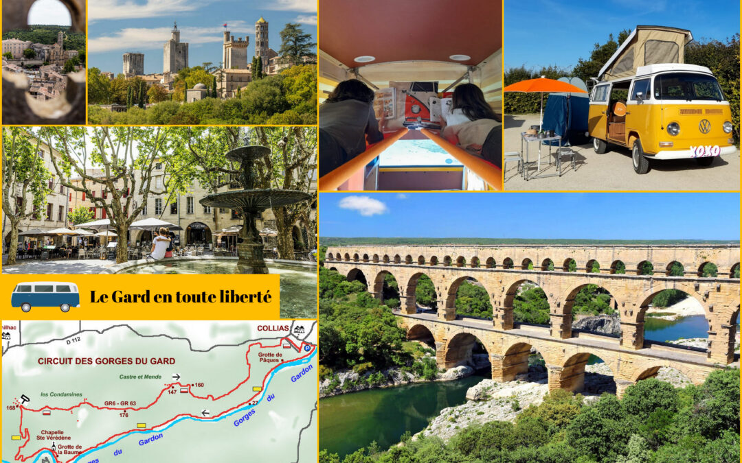 Le pont du Gard et ses environs : Vintage Camper Camargue