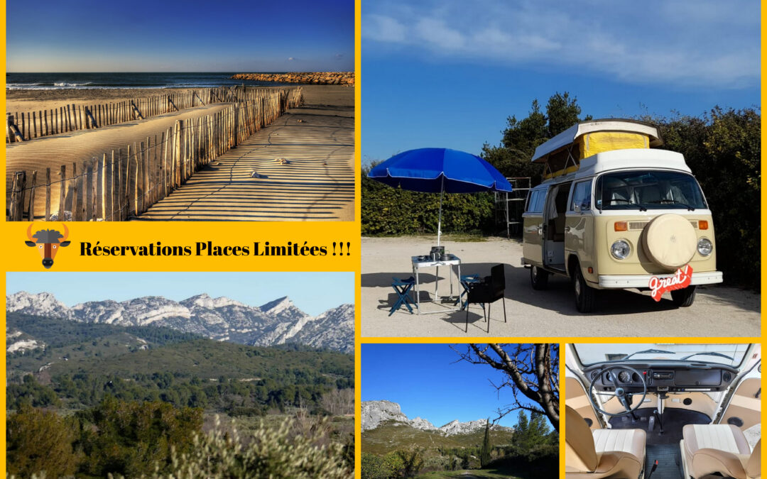 Réservations places limitées : Vintage Camper Camargue