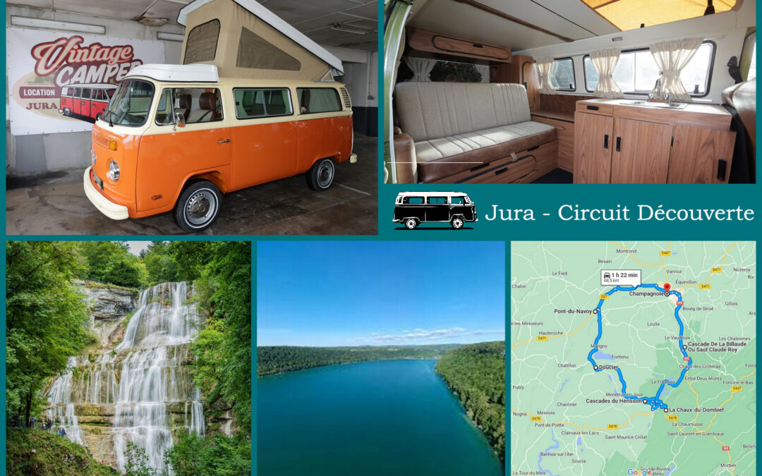 Lac de Chalain et Cascades : Vintage Camper Jura