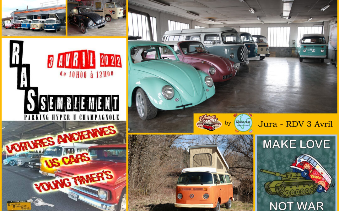Venez nous rencontrer : Vintage Camper Jura