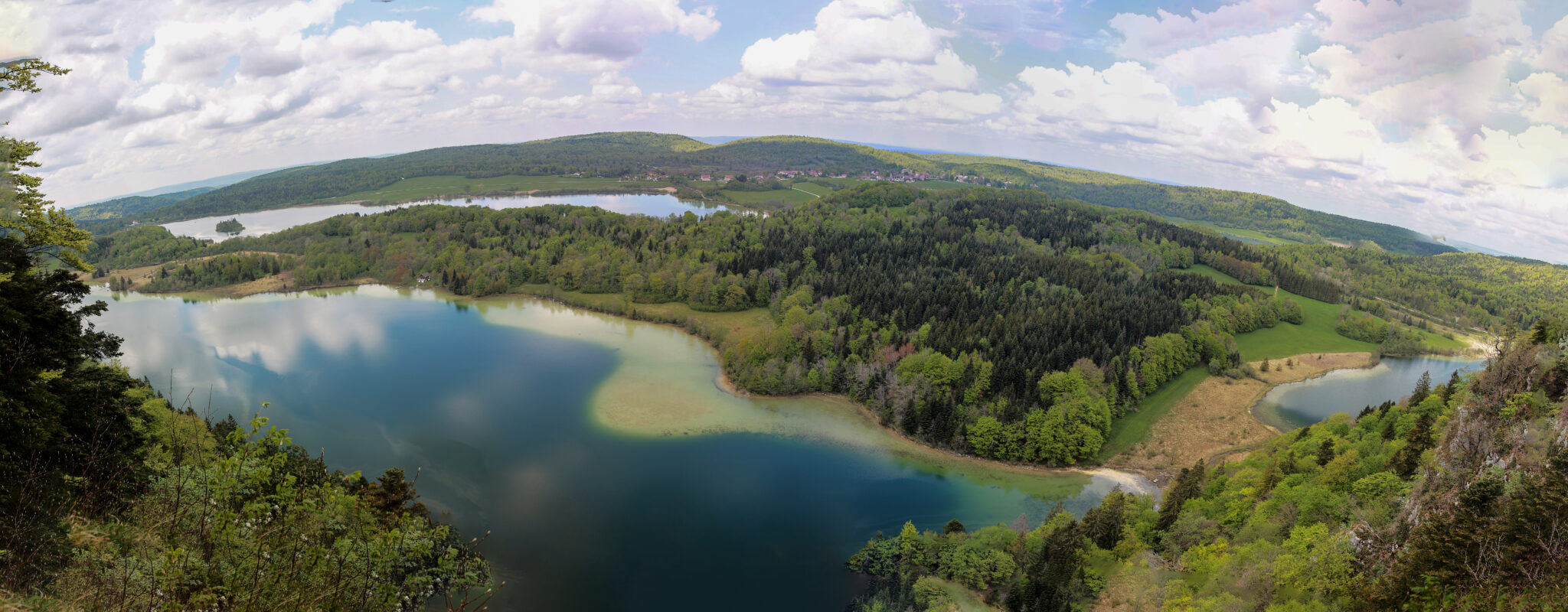 Panorama des 4 lacs