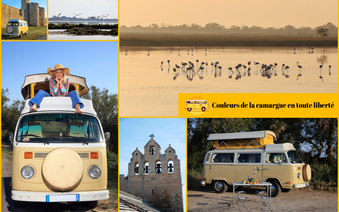 Ciel Bleu en toute liberté : Vintage Camper Camargue