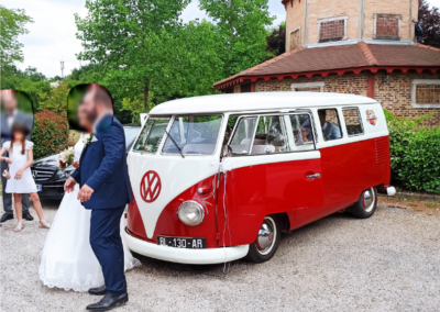 Mariage insolite en Van T1 Split de 1961 – Vintage Camper Bordeaux
