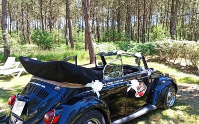 Mariage original en coccinelle cabriolet Volkswagen – Vintage Camper Bordeaux