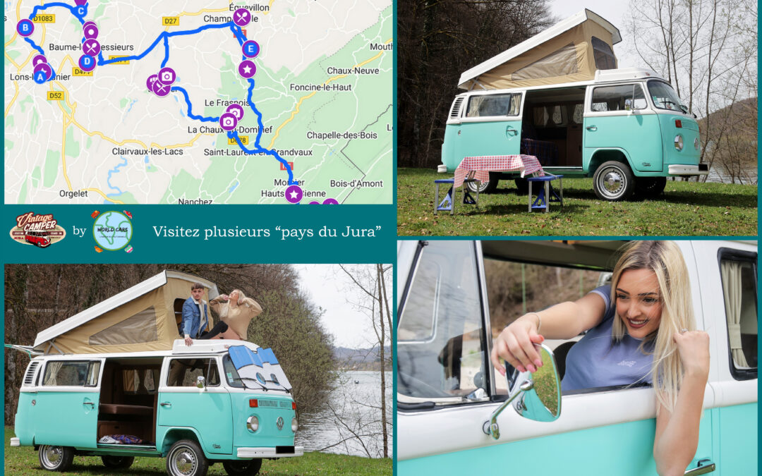 Itinéraire de 3 jours à travers le Jura : Vintage Camper Jura