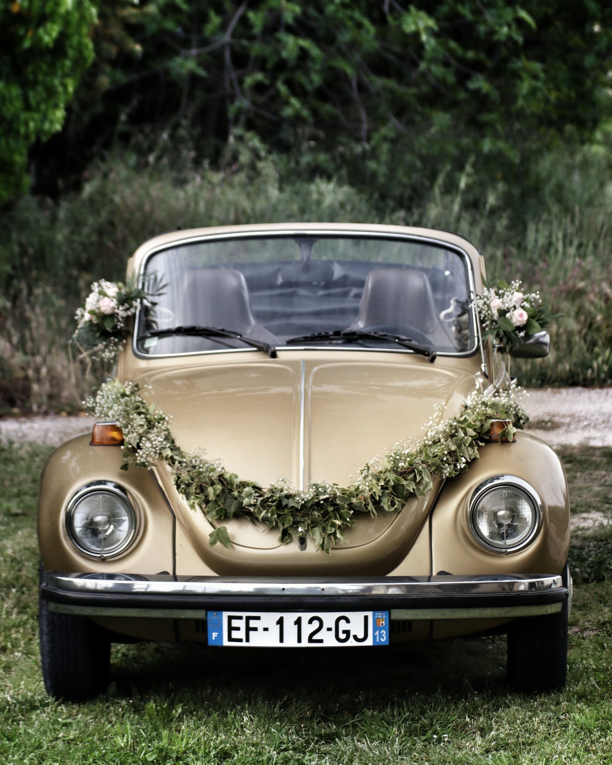 Coccinelle cabriolet dorée Natacha
