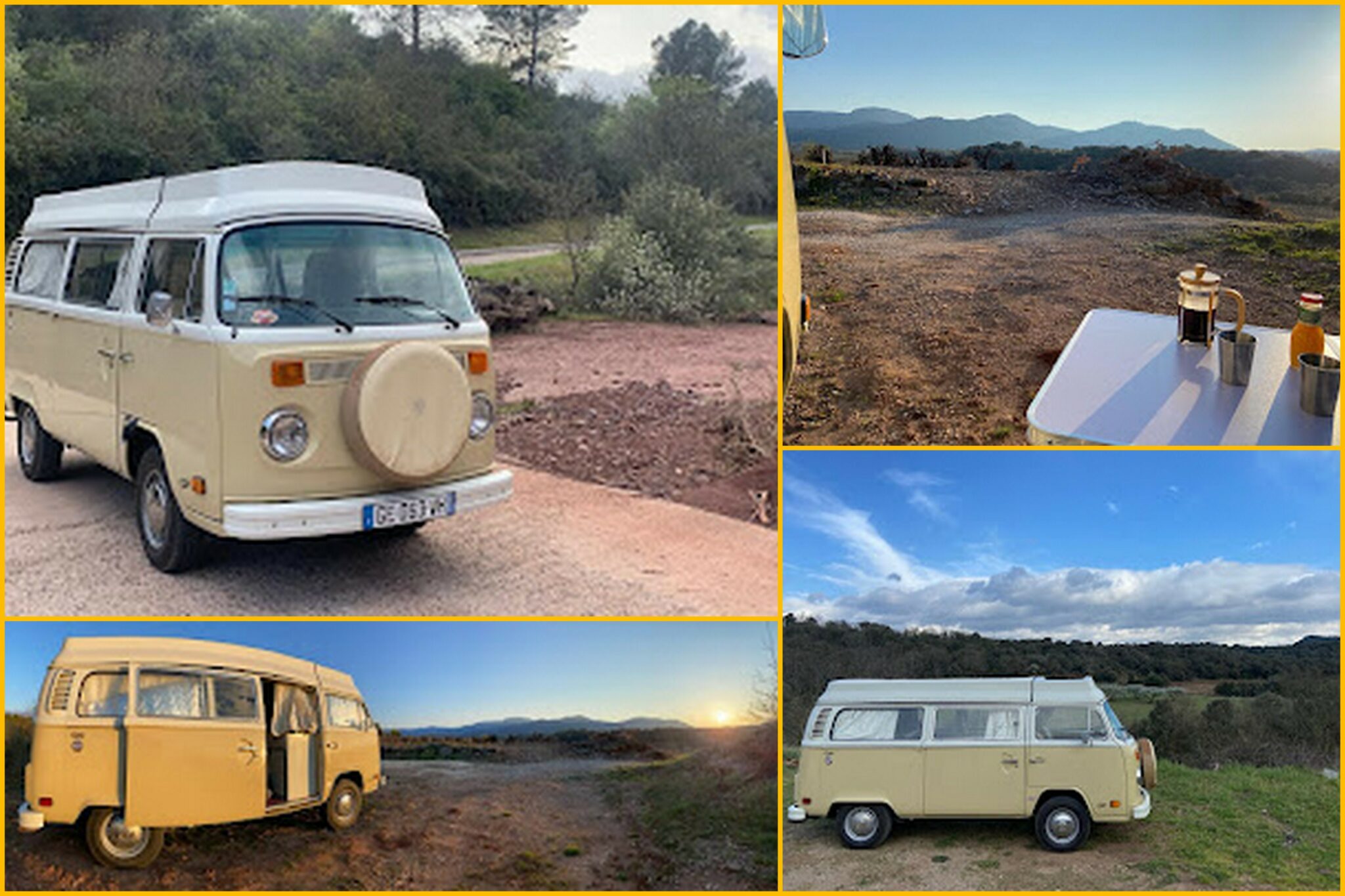 Retro Rv Combi Location combi VW et van aménagé - Vintage Camper