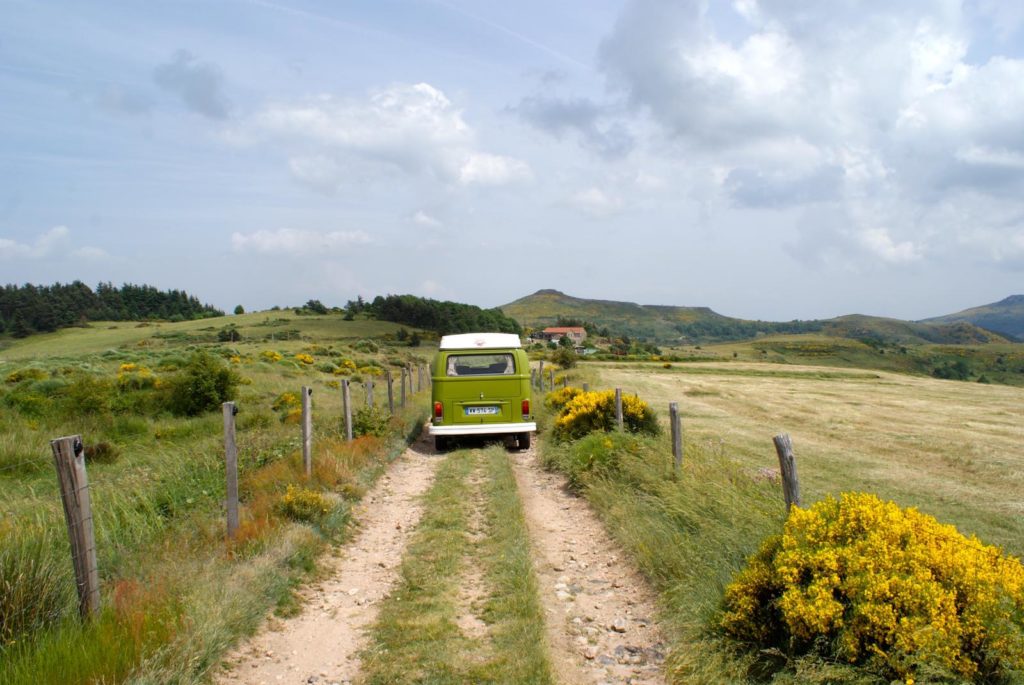 Combi VW Vintage Camper Ardèche