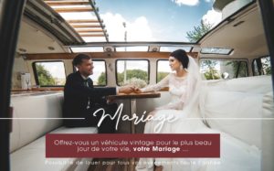Location de combi pour mariage vintage