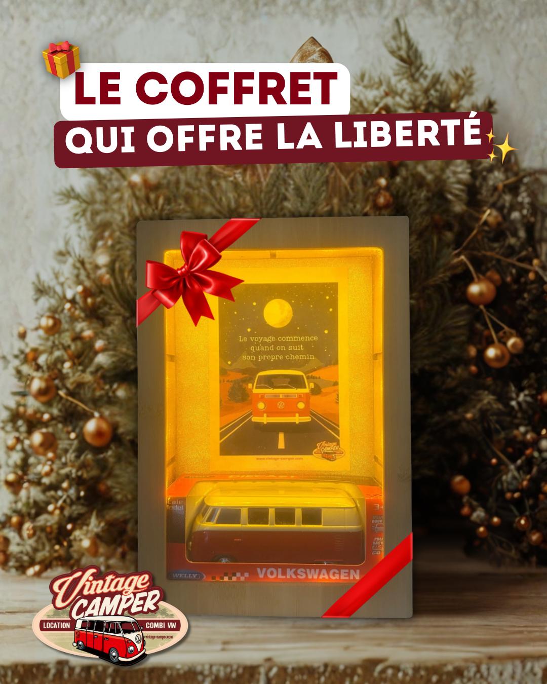 Le coffret Vintage Camper — combi VW cadeau sous le sapin
